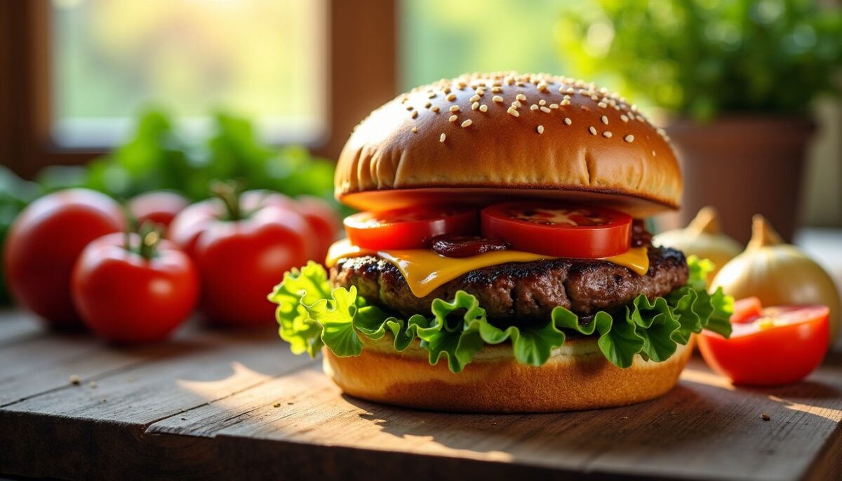 Recette maison : savoureux burger aux saveurs locales à préparer soi-même