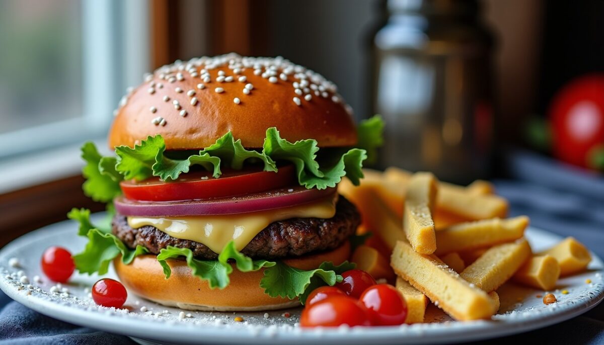 Dégustez un burger hivernal gourmand pour vous réchauffer