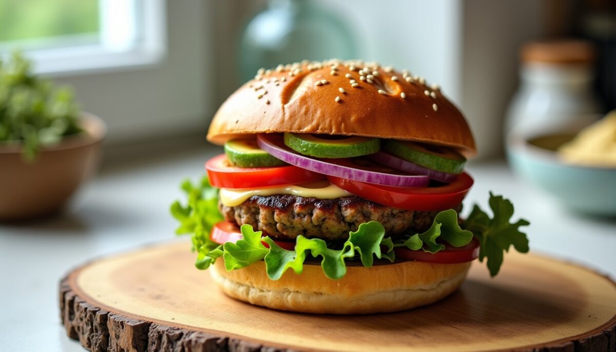 Délices Végétariens : Recettes Simples et Savoureuses de Burgers Gourmands