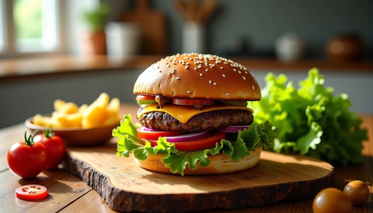 Construisez le burger parfait à la maison : guide étape par étape pour un montage réussi et une préparation savoureuse