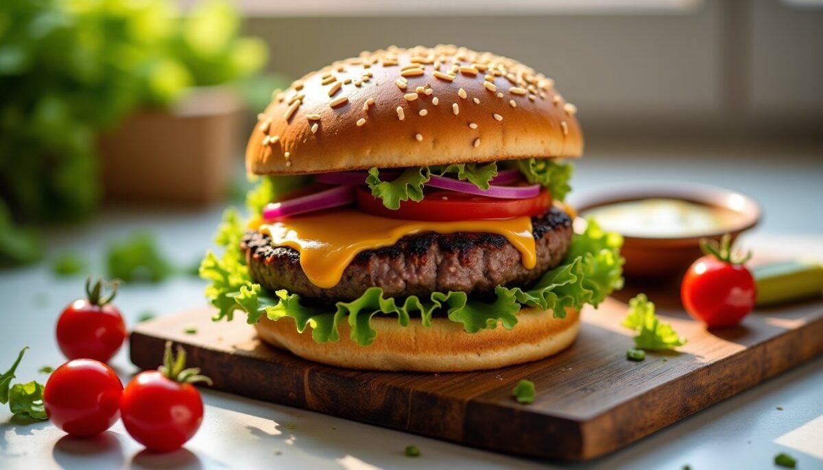 Maîtrisez l&rsquo;Art du Burger Maison : Guide Ultime pour un Burger Savoureux et Gorgé de Jus