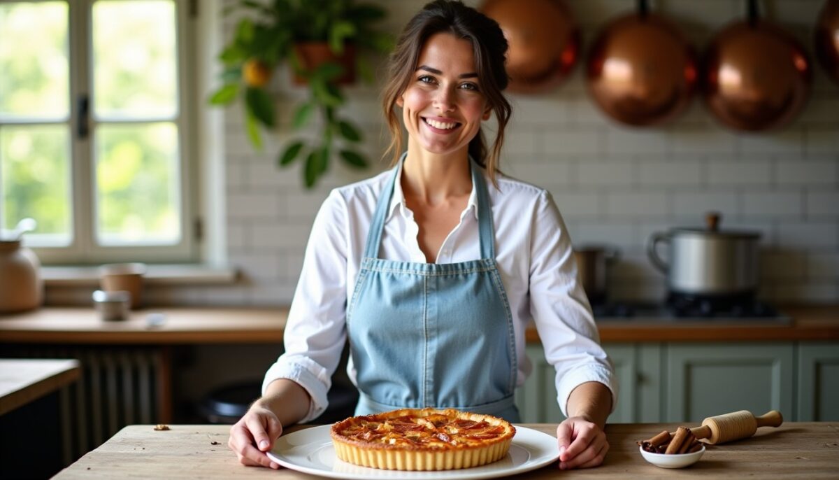 La tarte aux pommes sans pâte des Carnets de Julie : la recette authentique et le truc infaillible de Julie Andrieu