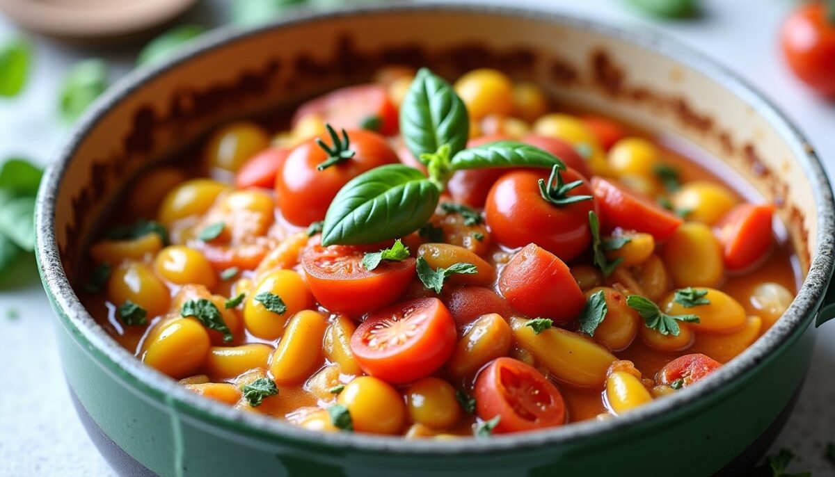 Poêlée fondante de courgettes et tomates à l’ail : recette express en 25 minutes