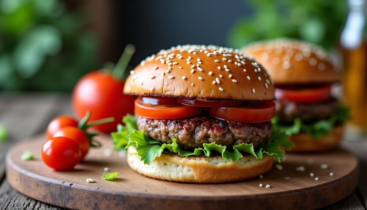 Préparez votre burger maison sain : ingrédients essentiels et recette rapide à découvrir !