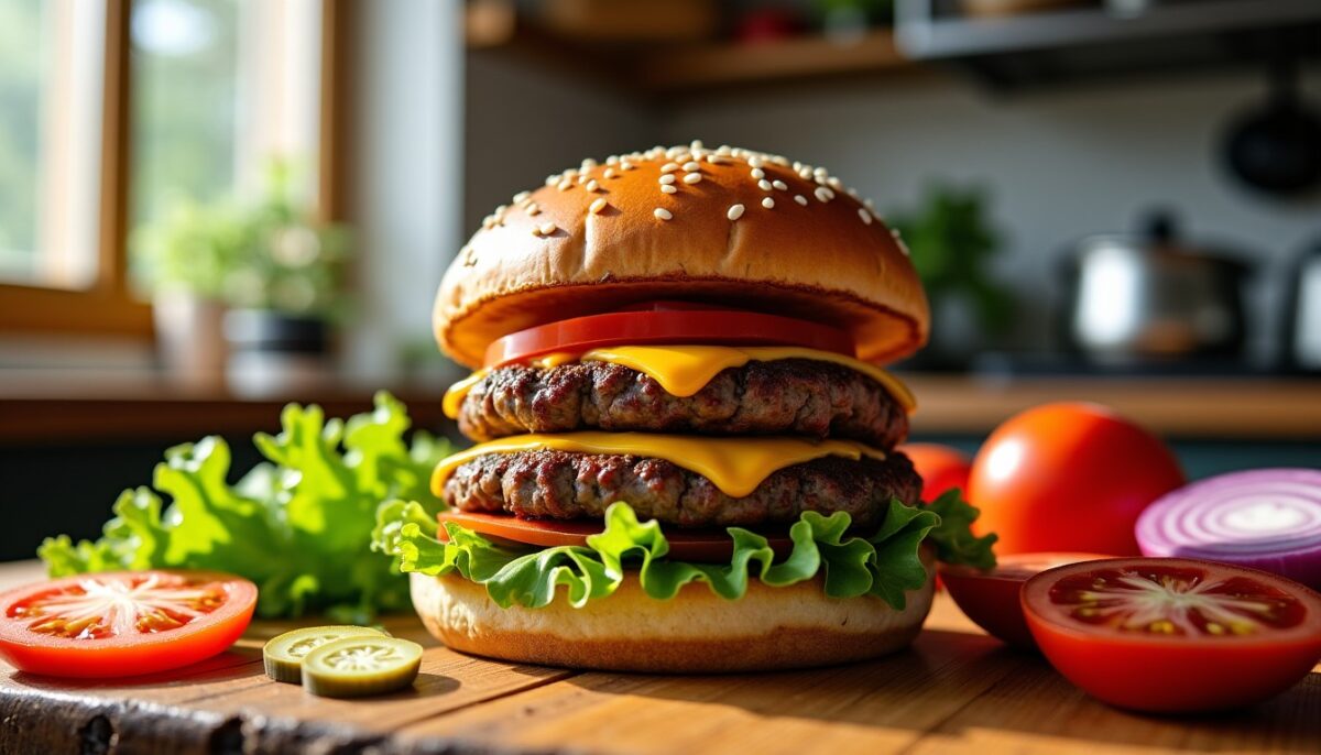 Comment préparer un savoureux Burger Black Angus Beef directement chez vous
